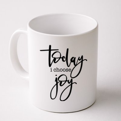 Today I Choose Joy Gift Uplifting Positive Slogan Gift Coffee Mug