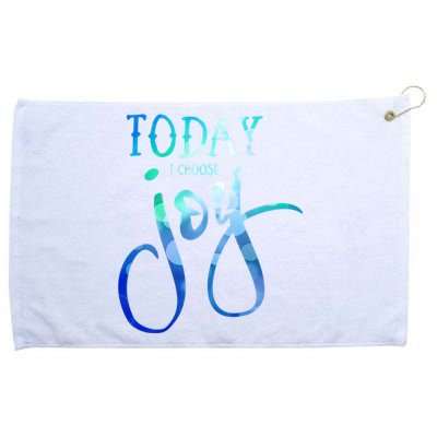 Today I Choose Joy Gift Grommeted Golf Towel