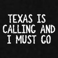 Texas is Calling and I Must Go Funny Home State Ladies PosiCharge Tri-Blend Wicking Tank