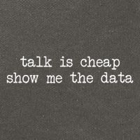 Talk Is Cheap Show Me The Data Funny Data Scientist Analysts Cotton Canvas Backpack