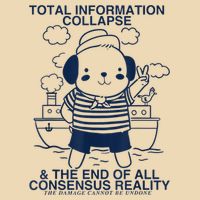 Total Information Collapse And The End Of All Consensus Rea Drawstring Bag