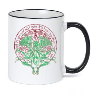 The Idol Cthulhu Gift 11oz Black Color Changing Mug