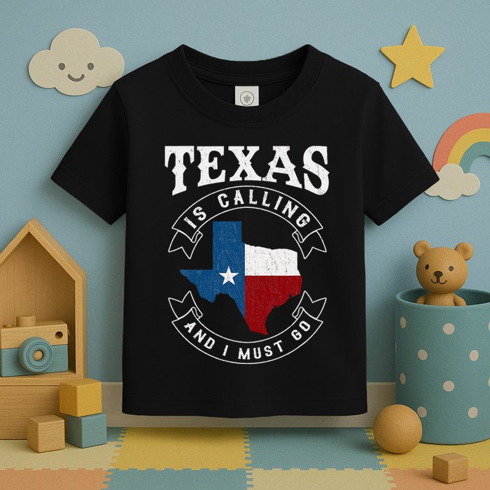Texas Is Calling And I Must Go Texas Toddler T-Shirt