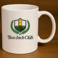 Two Inch Club 11oz C Handle Ceramic Mug