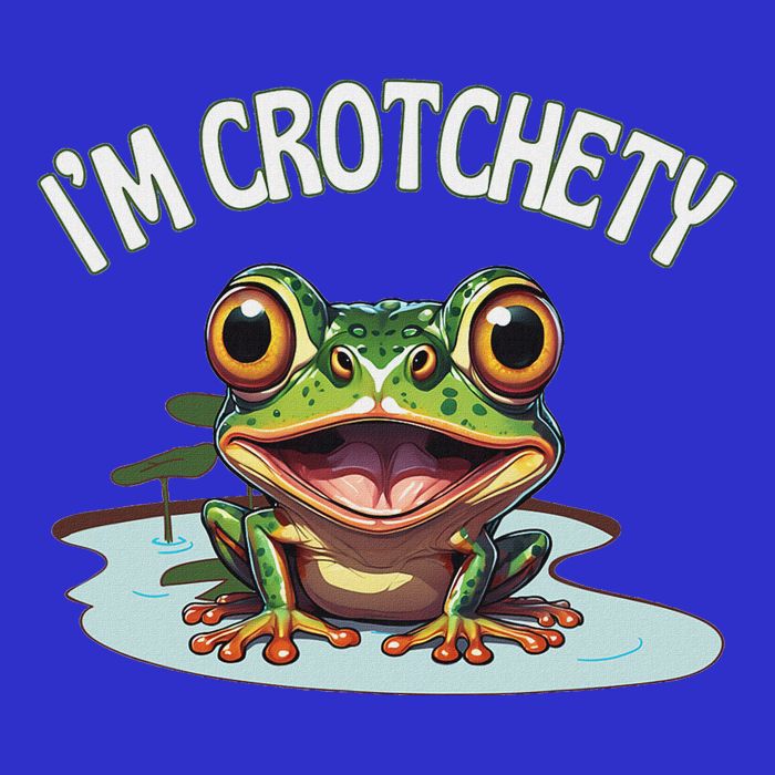 Toad I’M Crotchety Cranky Ill Tempered Bad Mood Annoying Fun Button