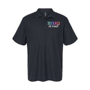 Therapy Is Cool Self Care Mental Health Matters Awareness Softstyle Adult Sport Polo