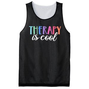 Therapy Is Cool Self Care Mental Health Matters Awareness Mesh Reversible Basketball Jersey Tank