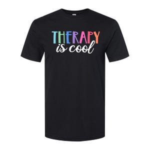 Therapy Is Cool Self Care Mental Health Matters Awareness Softstyle CVC T-Shirt