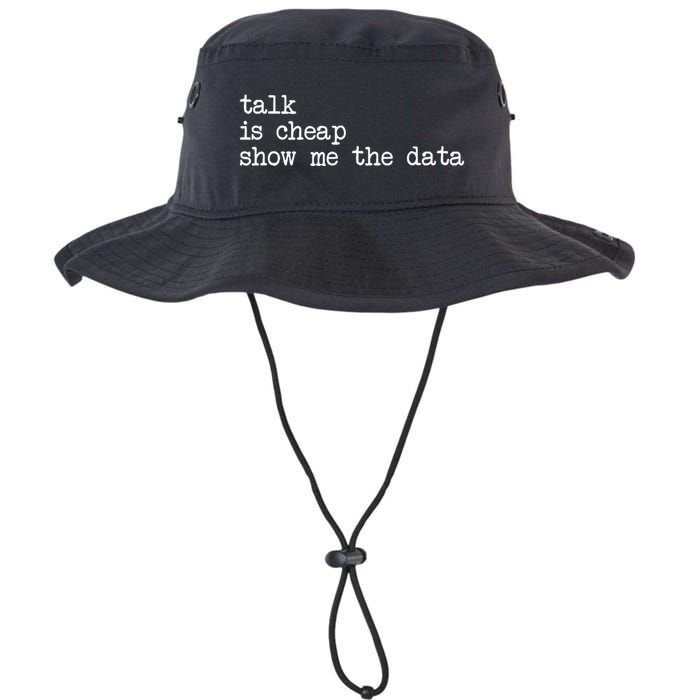 Talk Is Cheap Show Me The Data Funny Data Scientist Analysts Legacy Cool Fit Booney Bucket Hat