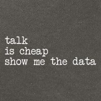 Talk Is Cheap Show Me The Data Funny Data Scientist Analysts Cotton Canvas Backpack