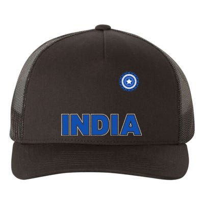 Team India Cricket Yupoong Adult 5-Panel Trucker Hat