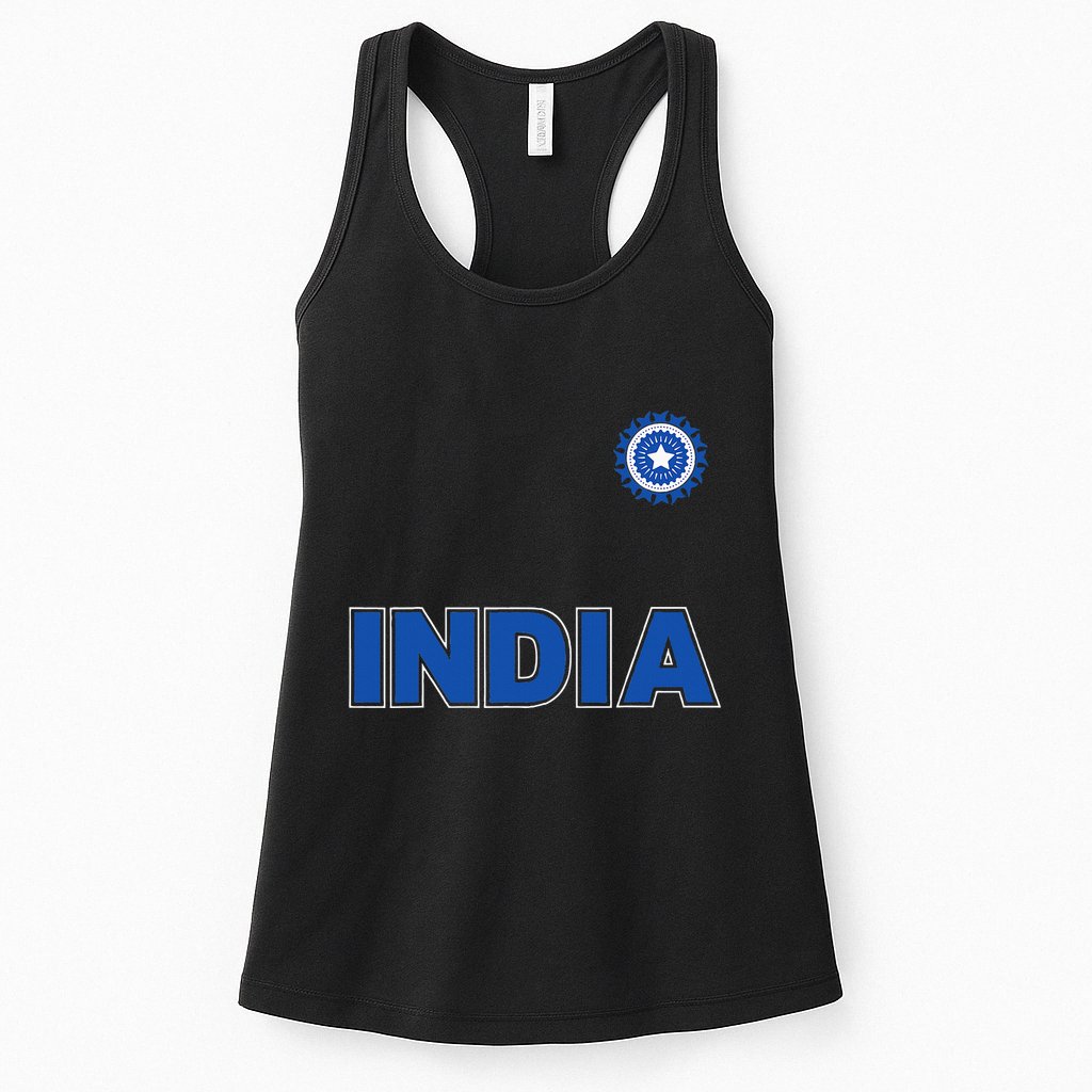 Team India Cricket Womens Tank Top