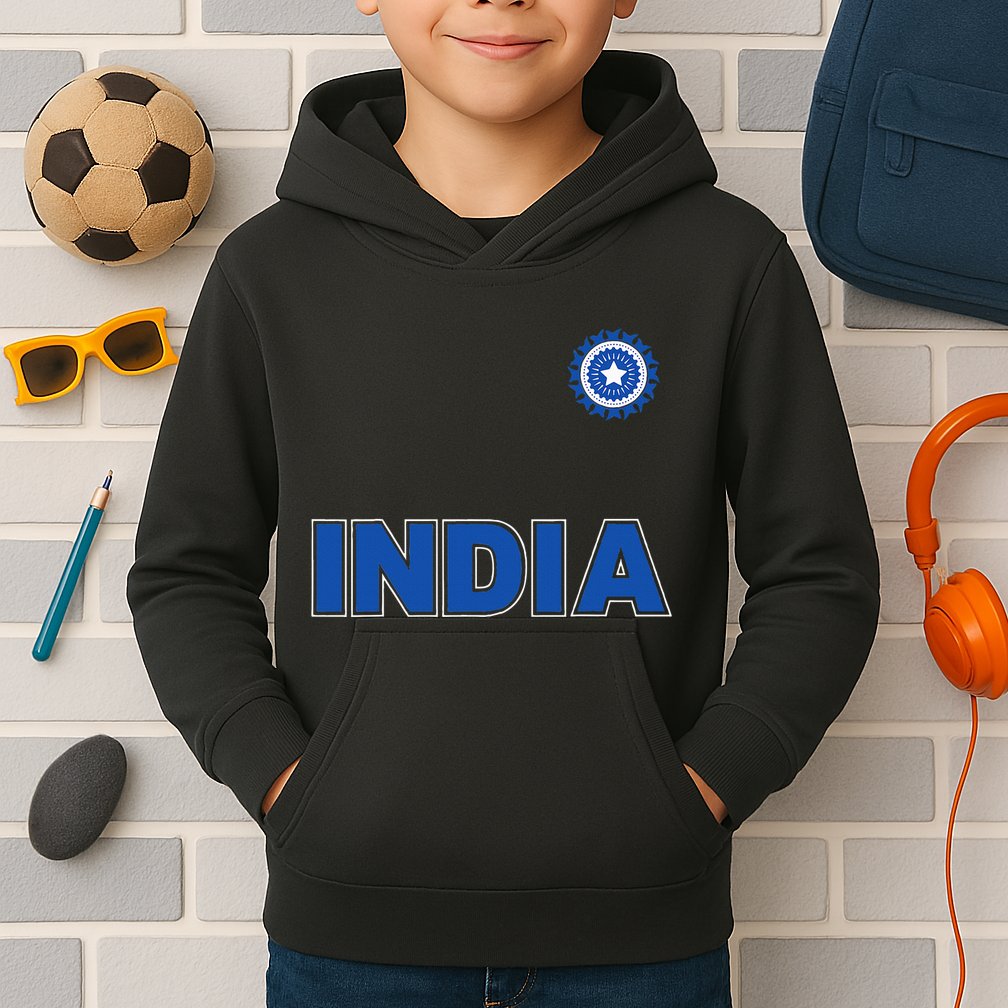Team India Cricket Kids Hoodie
