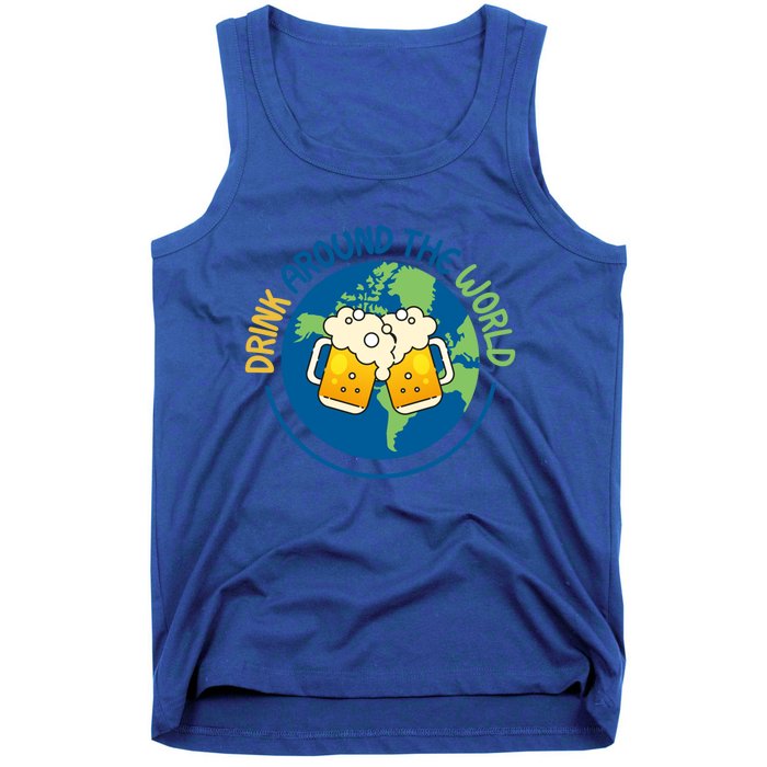 Traveling Ing Cool Funny Gift Around The World Meaningful Gift Tank Top