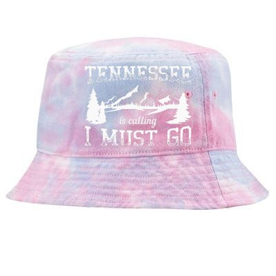 Tennessee Is Calling I Must Go Traveling Vacation Tie-Dyed Bucket Hat