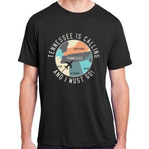 Tennessee Is Calling And I Must Go Tennessee State Adult ChromaSoft Performance T-Shirt