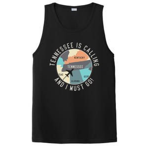 Tennessee Is Calling And I Must Go Tennessee State PosiCharge Competitor Tank