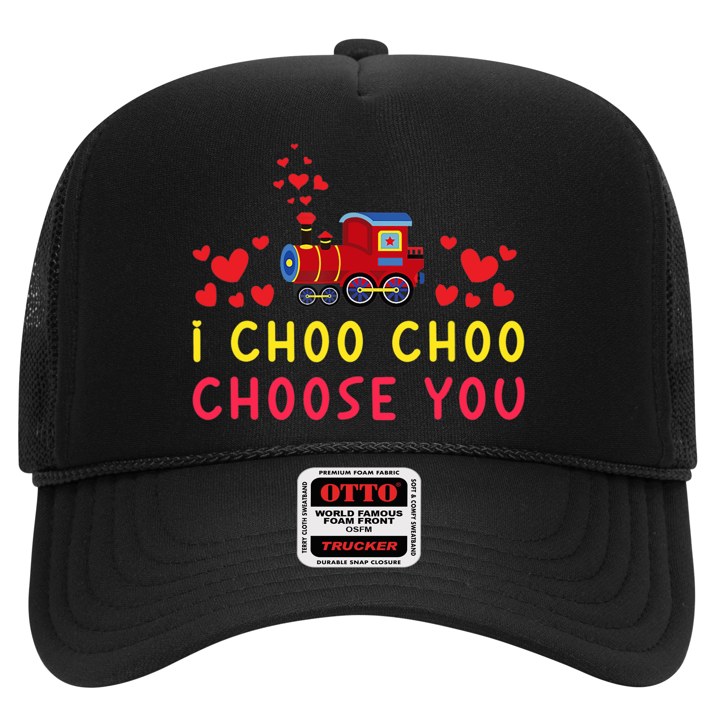 Train I Choo Choo Choose You Valentines Day Hearts Hat