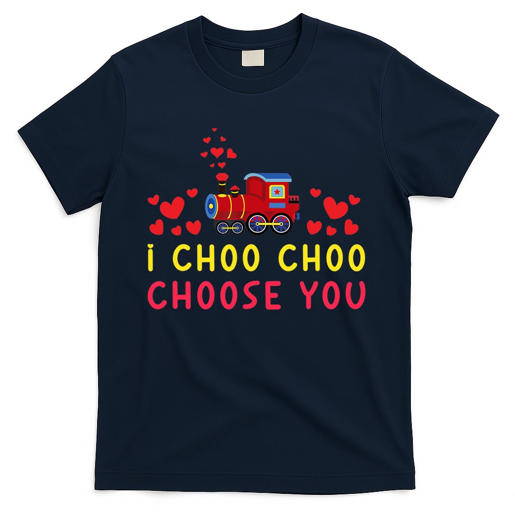 Train I Choo Choo Choose You Valentines Day Hearts T-Shirt