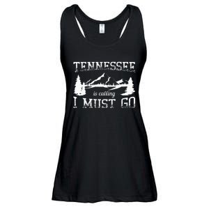 Tennessee Is Calling I Must Go Traveling Vacation Ladies Essential Flowy Tank