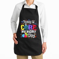 Today Is Core Memory Day Funny Full-Length Apron With Pockets