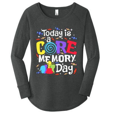 Today Is Core Memory Day Funny Women's Perfect Tri Tunic Long Sleeve Shirt