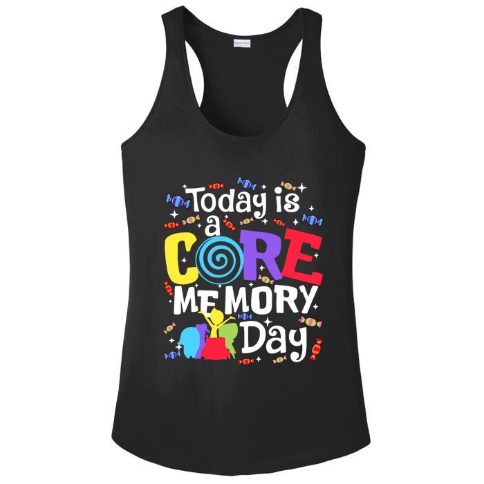 Today Is Core Memory Day Funny Ladies PosiCharge Competitor Racerback Tank