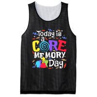 Today Is Core Memory Day Funny Mesh Reversible Basketball Jersey Tank