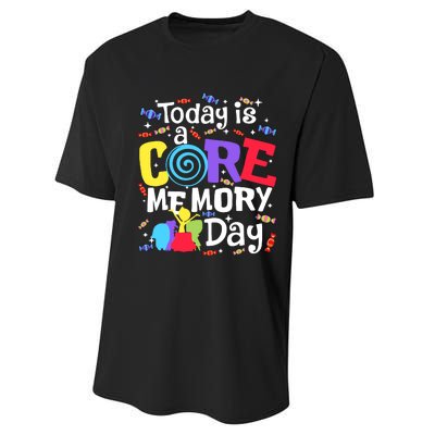 Today Is Core Memory Day Funny Performance Sprint T-Shirt