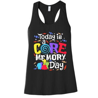 Today Is Core Memory Day Funny Women's Racerback Tank