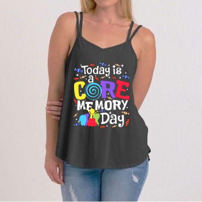 Today Is Core Memory Day Funny Women's Strappy Tank