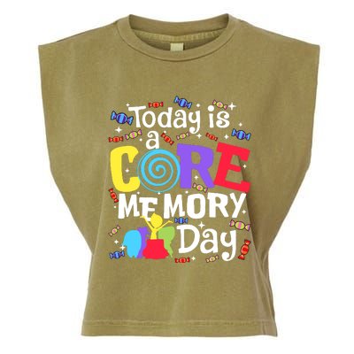 Today Is Core Memory Day Funny Garment-Dyed Women's Muscle Tee