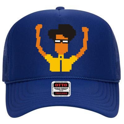 The IT Crowd Maurice Moss High Crown Mesh Back Trucker Hat