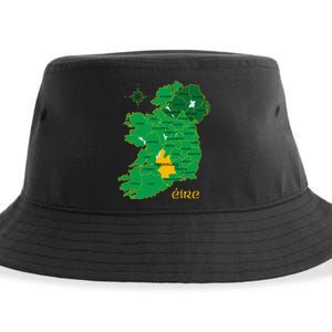 Tipperary Ireland County Map Eire Irish Travel Sustainable Bucket Hat