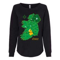 Tipperary Ireland County Map Eire Irish Travel Womens California Wash Sweatshirt