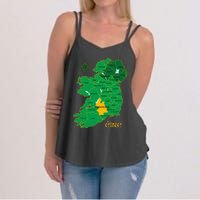 Tipperary Ireland County Map Eire Irish Travel Women's Strappy Tank