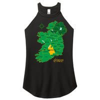 Tipperary Ireland County Map Eire Irish Travel Women's Perfect Tri Rocker Tank