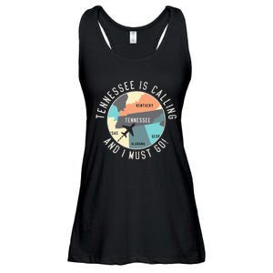 Tennessee Is Calling And I Must Go Tennessee State Ladies Essential Flowy Tank