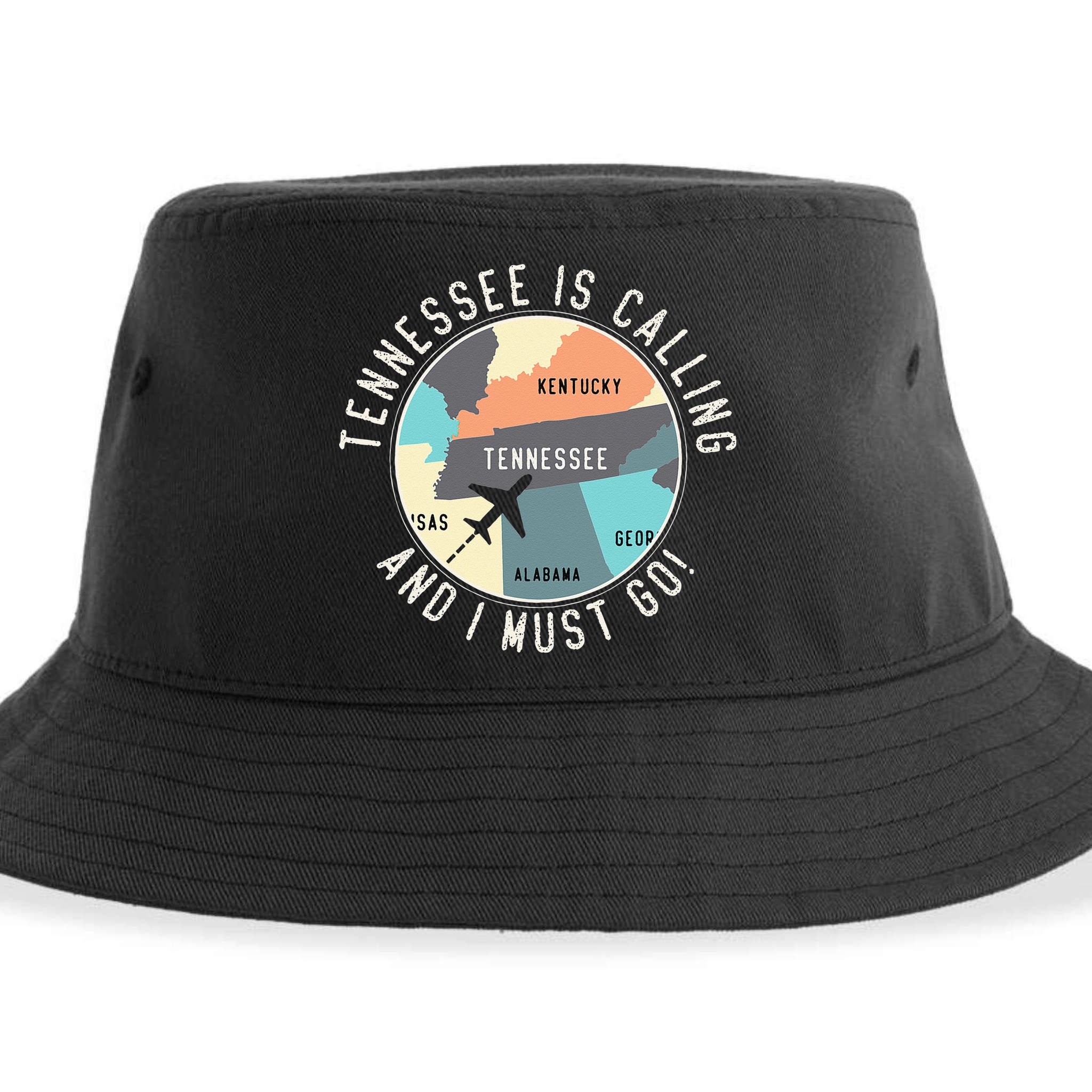 Tennessee Is Calling And I Must Go Tennessee State Sustainable Bucket Hat