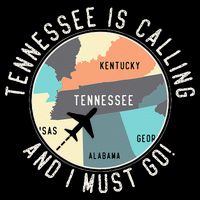 Tennessee Is Calling And I Must Go Tennessee State Drawstring Bag