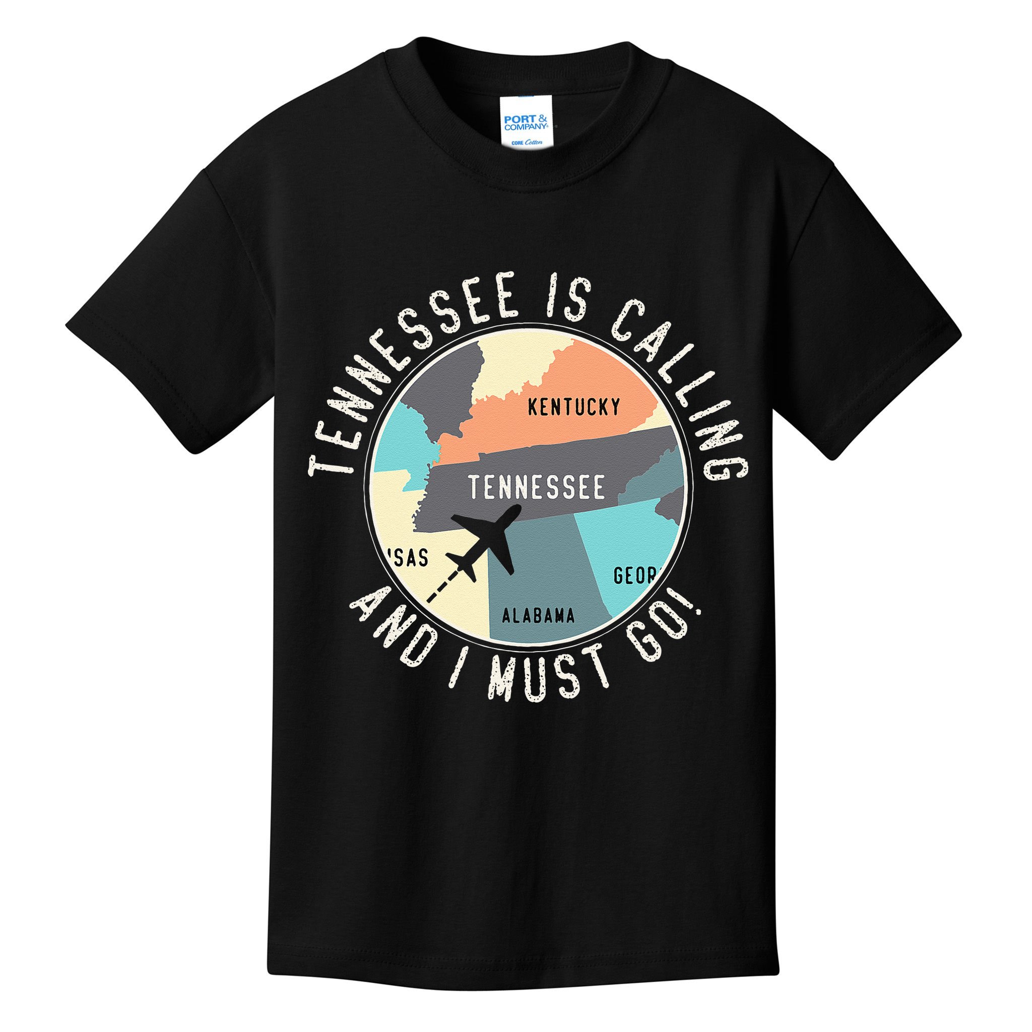 Tennessee Is Calling And I Must Go Tennessee State Kids T-Shirt