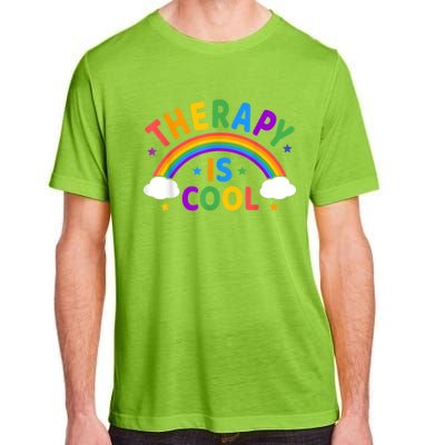 Therapy Is Cool ! End The Stigma Mental Health Awareness Adult ChromaSoft Performance T-Shirt