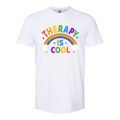 Therapy Is Cool ! End The Stigma Mental Health Awareness Softstyle CVC T-Shirt