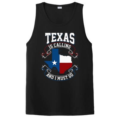 Texas Is Calling And I Must Go PosiCharge Competitor Tank