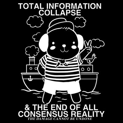 Total Information Collapse & The End Of All Consensus Reality T-Shirt
