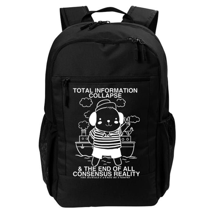 Total Information Collapse & The End Of All Consensus Reality Daily Commute Backpack