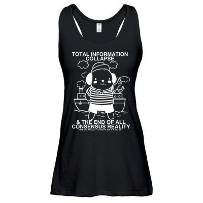 Total Information Collapse & The End Of All Consensus Reality Ladies Essential Flowy Tank