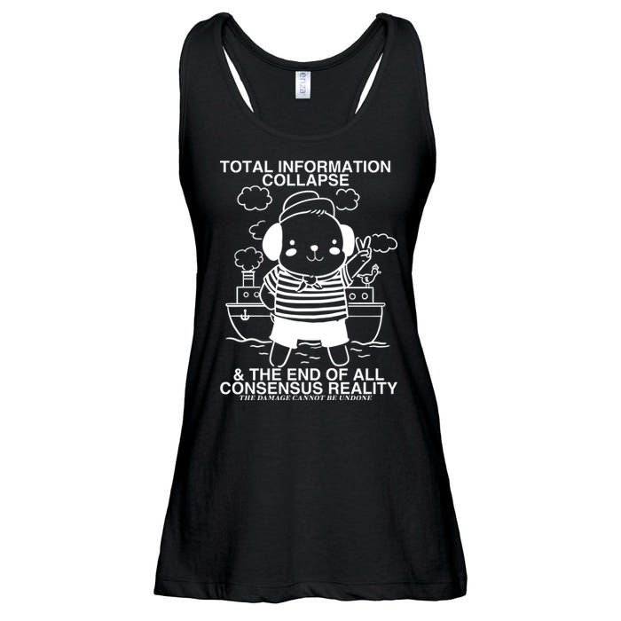 Total Information Collapse & The End Of All Consensus Reality Ladies Essential Flowy Tank