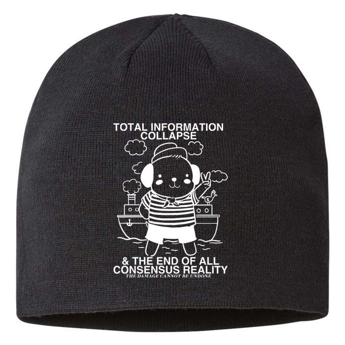 Total Information Collapse & The End Of All Consensus Reality Sustainable Beanie