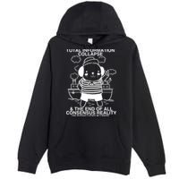 Total Information Collapse & The End Of All Consensus Reality Premium Pullover Hoodie